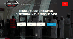 Desktop Screenshot of customshowemirates.com
